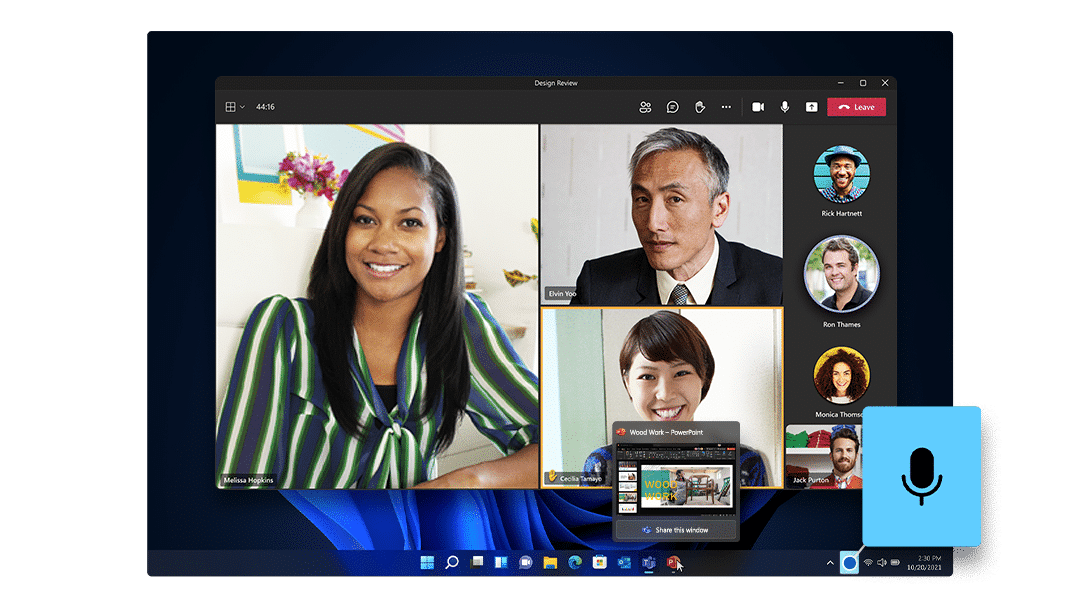 Dans windows 11, Microsoft Teams devient l'outil de collaboration par défaut