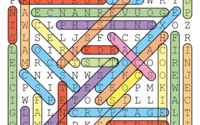 Solution to the cybersecurity game - word search - ORSYS Le mag n°5