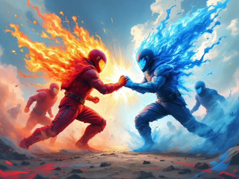 red team vs blue team