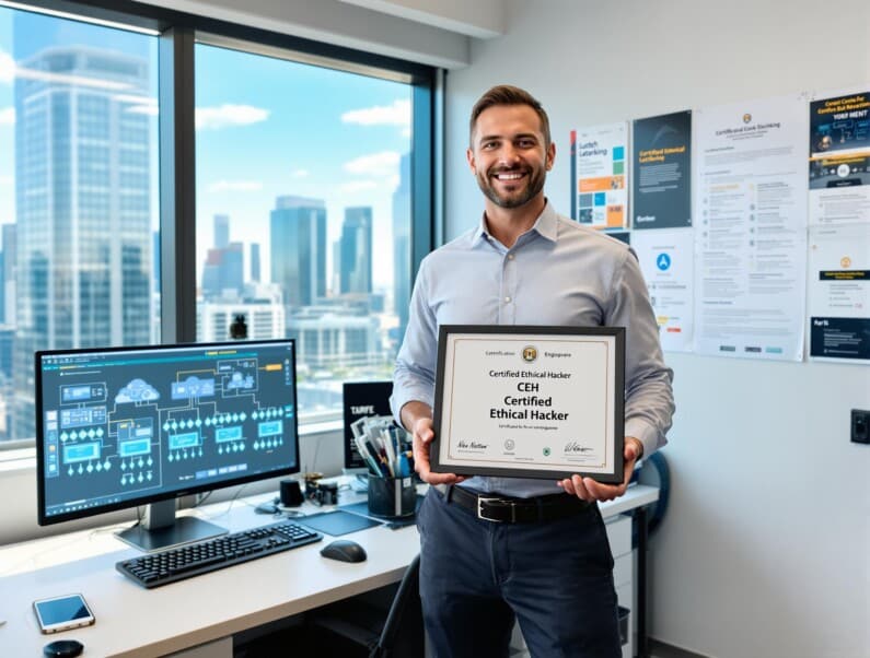 Illustration article Top certifications Cybersécurité