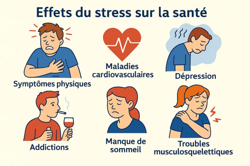de effecten van stress op de gezondheid